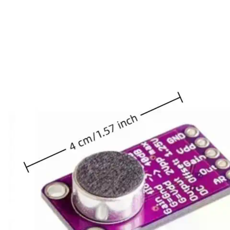 Diy Audio Electronics Kit - MAX4466マイクAGCアンプボード、GY-MAX4466 PCB DIYキット用オートゲインコントロール機能付きサウンドセンサーモジュール
