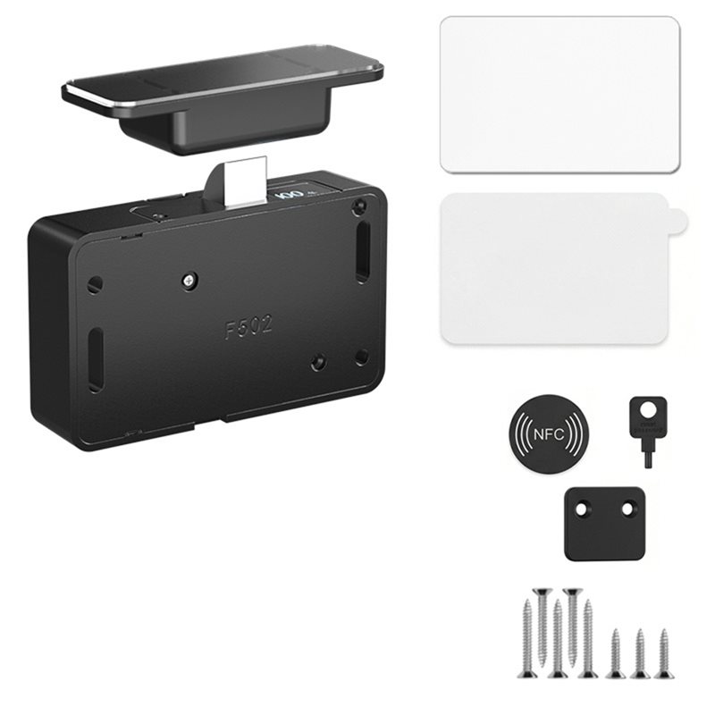 Diy Electronics Cabinet - B04C-スマートドロワー電子ドアロック-複数のロック解除方法-DIY木製キャビネットロックデザイン