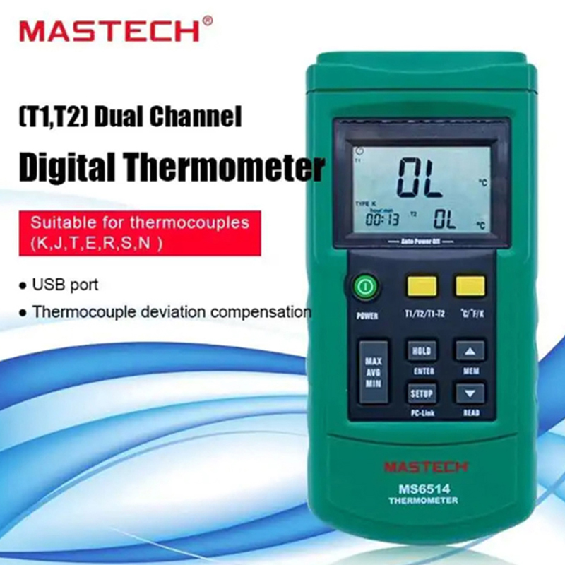 MASTECH-デュアルチャネルデジタル温度計,データロガー - Logic Analyzer Usb のレビューと価格