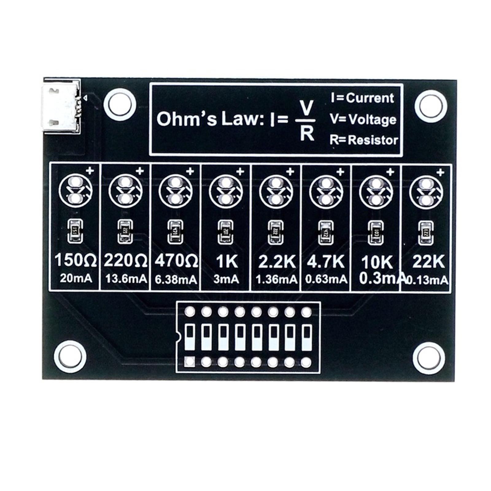 DIY はんだ付け練習キット オームズ法則学習ボード 金属電 - Diy Electronics Learning Kit のレビューと価格
