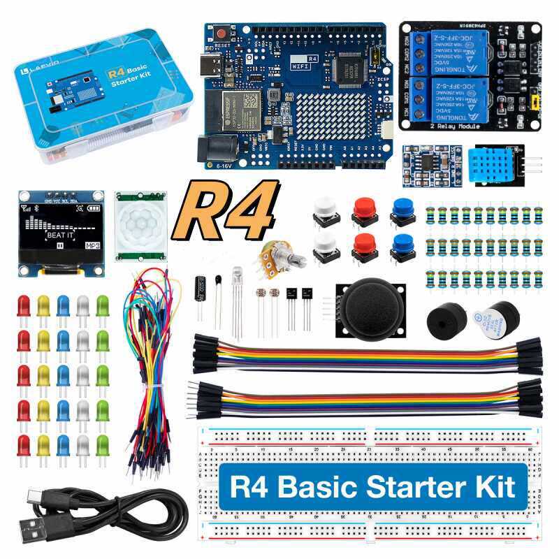 UNO R4 WiFi対応開発スターターキット。センサーと電 - Diy Electronics Project Kit のレビューと価格