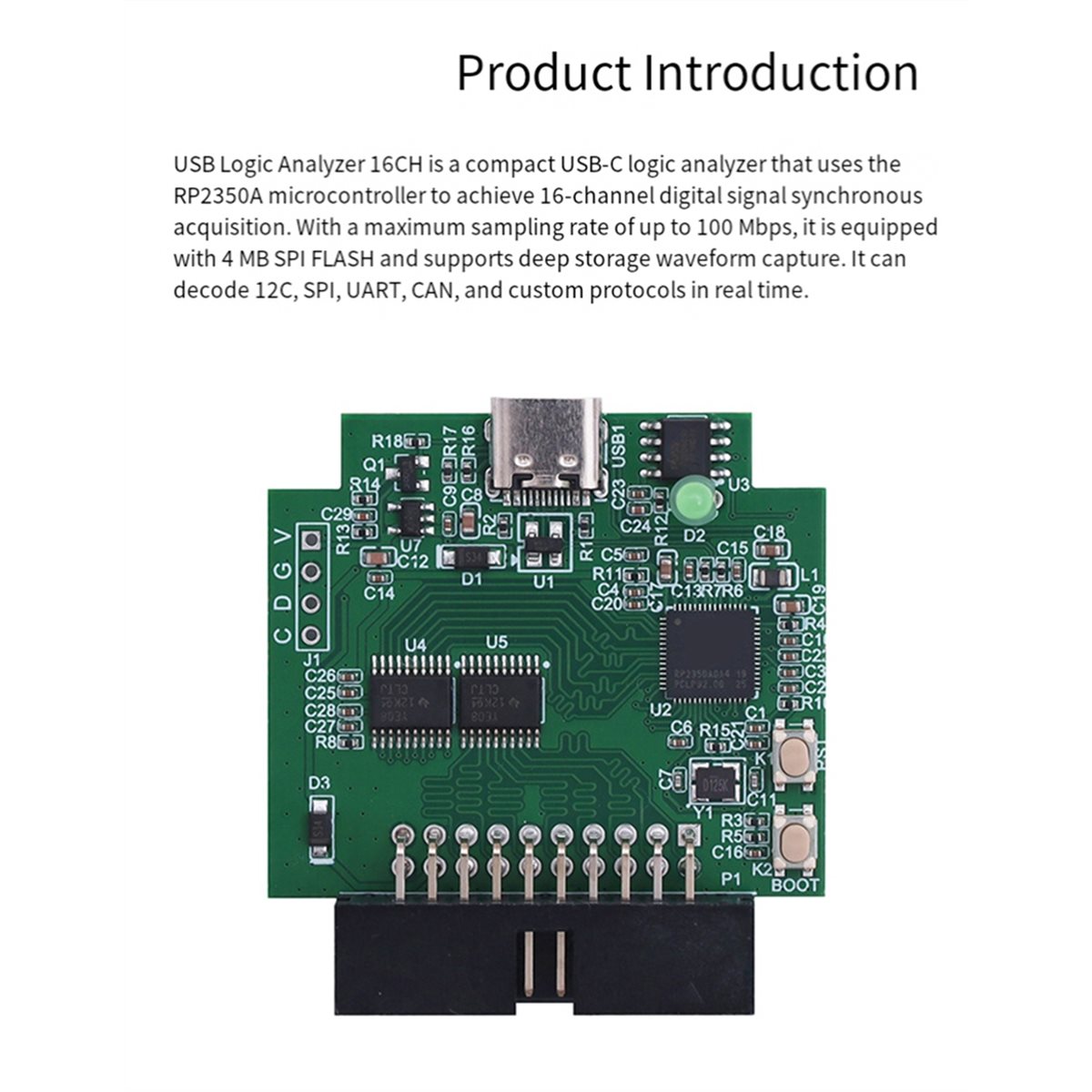 USB ロジック アナライザ RP2350A マイクロコント - Logic Analyzer Usb のレビューと価格